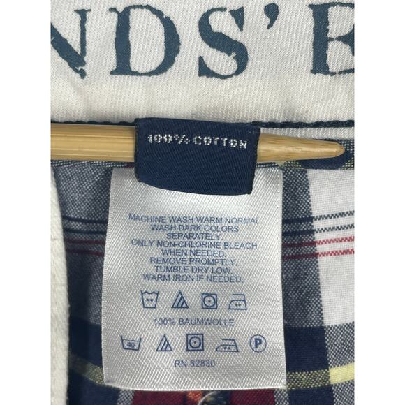 Lands' End Mens Size 34 Plaid Shorts - Picture 4 of 9